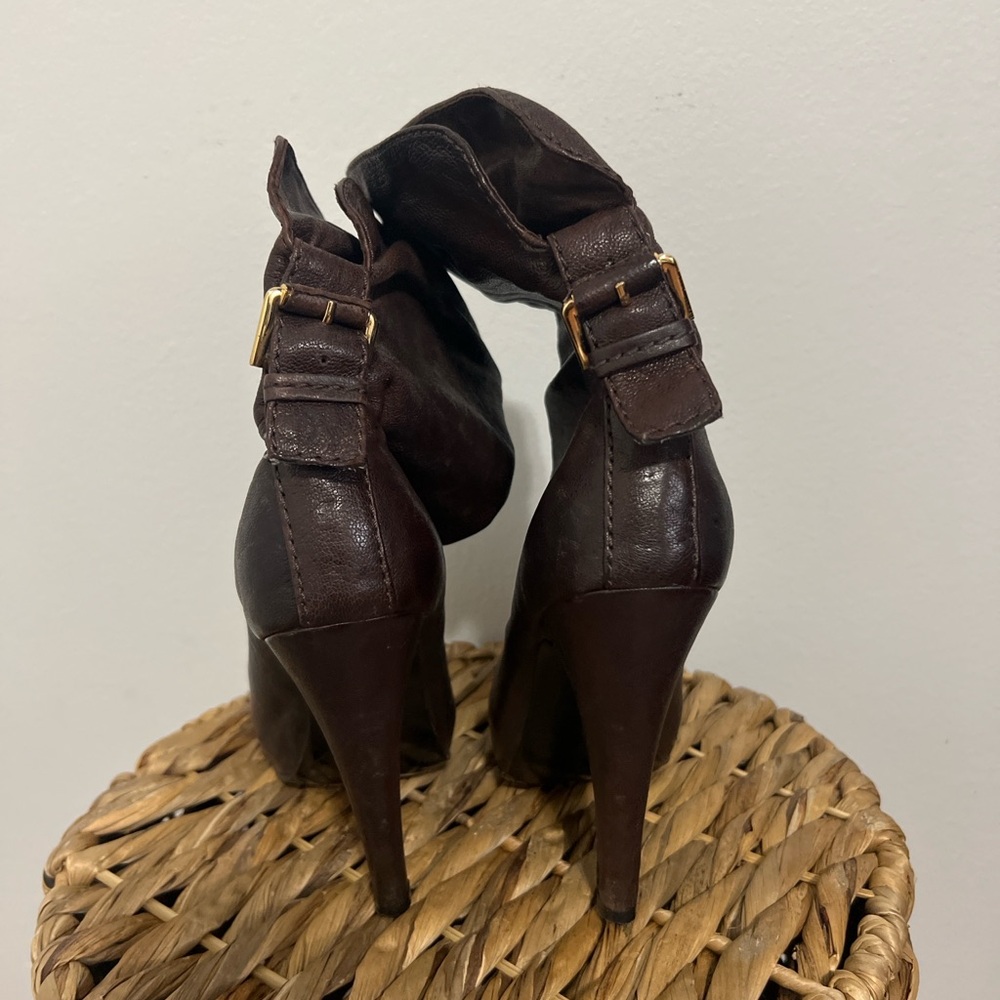 Brown Leather Boots